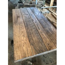 Altholz-Stil Tischplatte, Eiche, Antik, rustikal, verleimt, V-Fugen, Antik geölt, strukturiert, 160x80x5cm Altholz-Stil Tischplatte, Eiche, Antik, rustikal, verleimt, V-Fugen, Antik geölt, strukturiert, 160x80x5cm